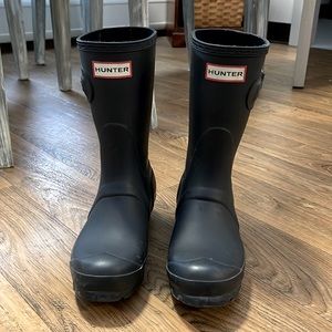 Navy Hunter Boots